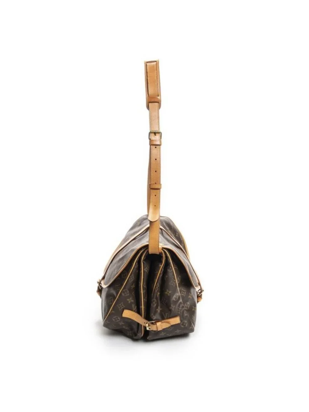 Louis Vuitton Saumur Brown Monogram Canvas - Picture 4 of 10